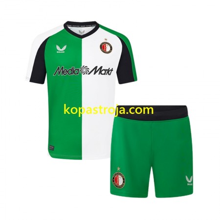 Billiga Fotbollströjor Feyenoord Rotterdam Barn Tredje tröja 2024/25 Kortärmad